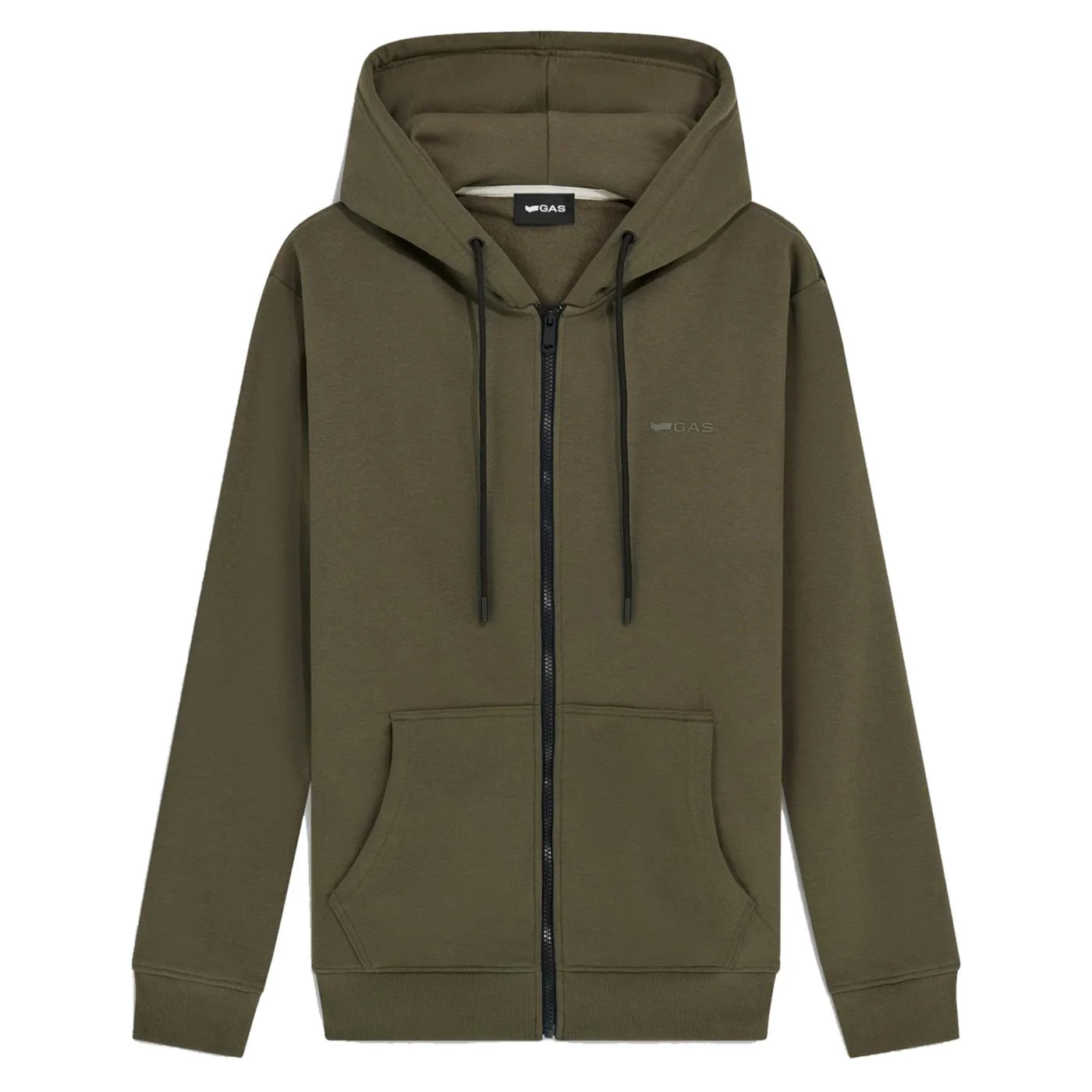 GAS SWEN HOOD ZIP BRAND