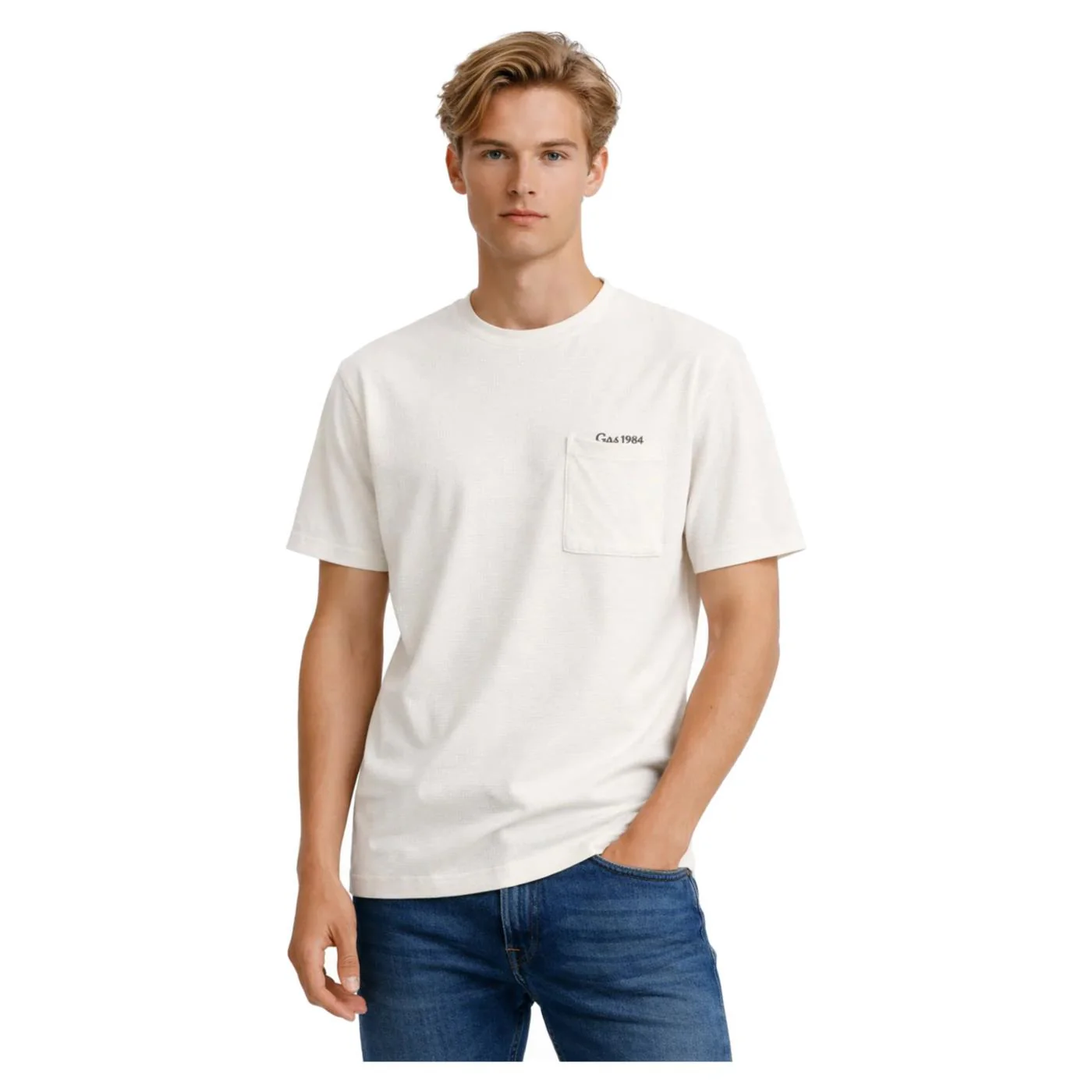 GAS T-SHIRT DHARIS MC POCKET - Image 2