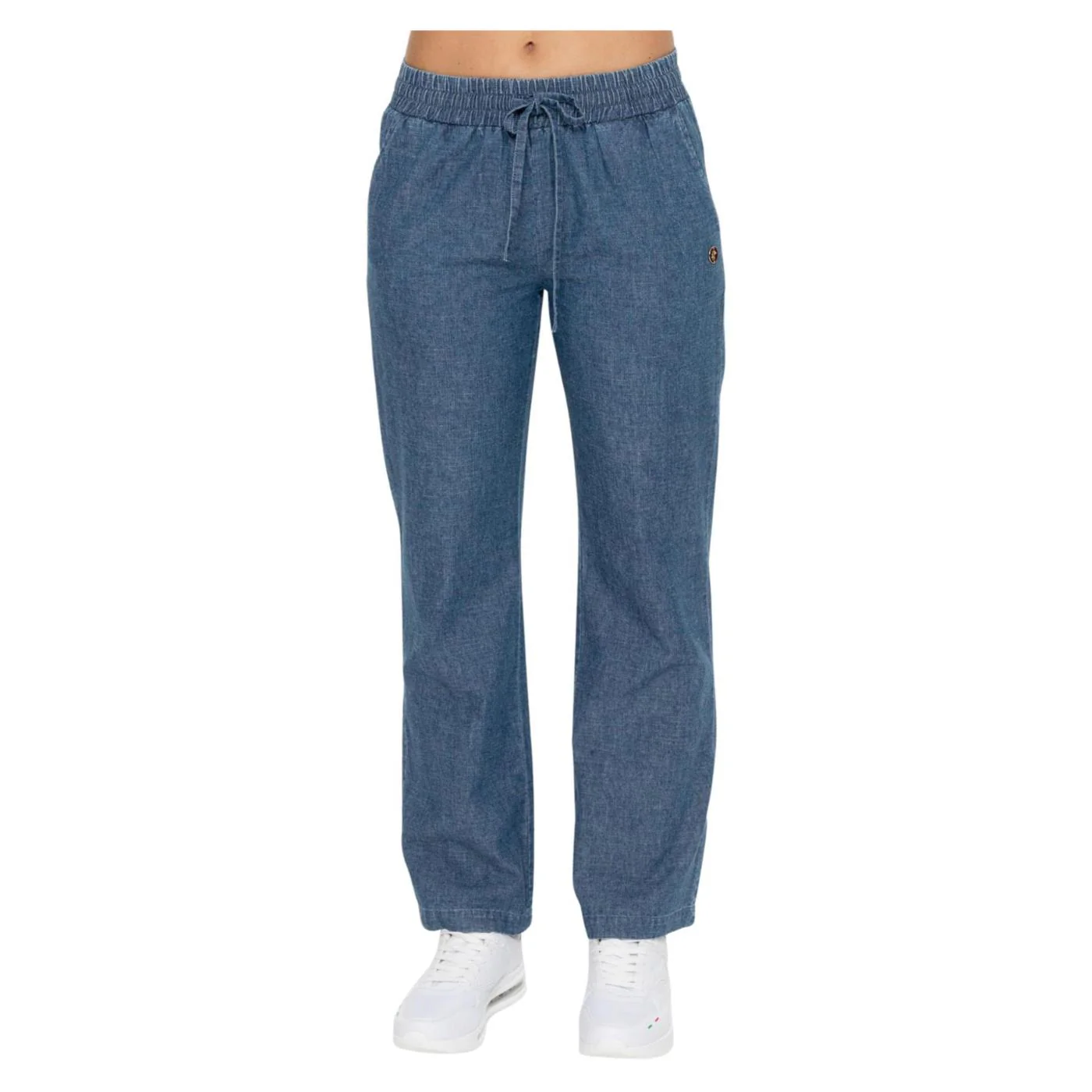 LEONE PANTALONI IN CHAMBRAY