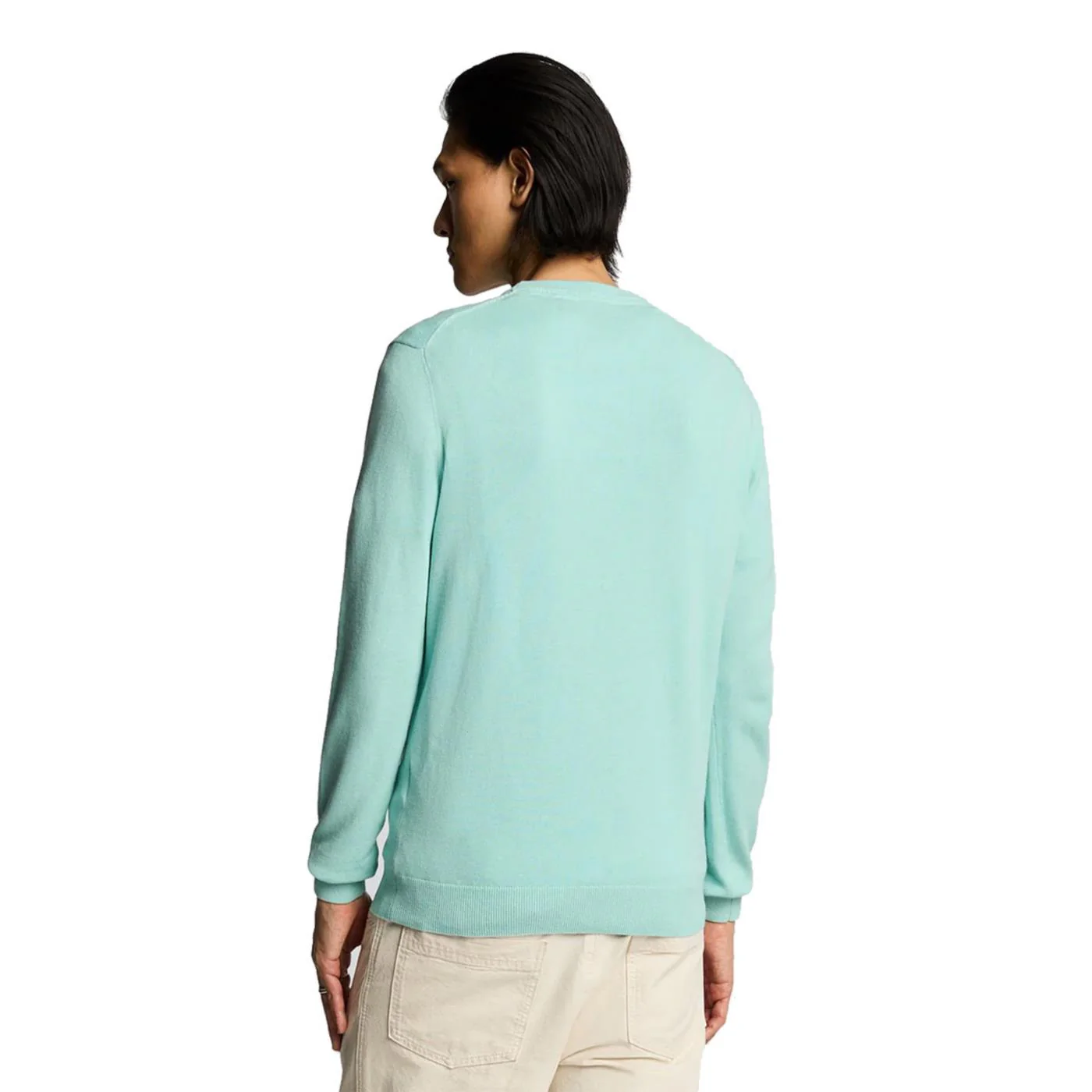 LYLE & SCOTT COTTON CREW NECK JUMPER - Image 3