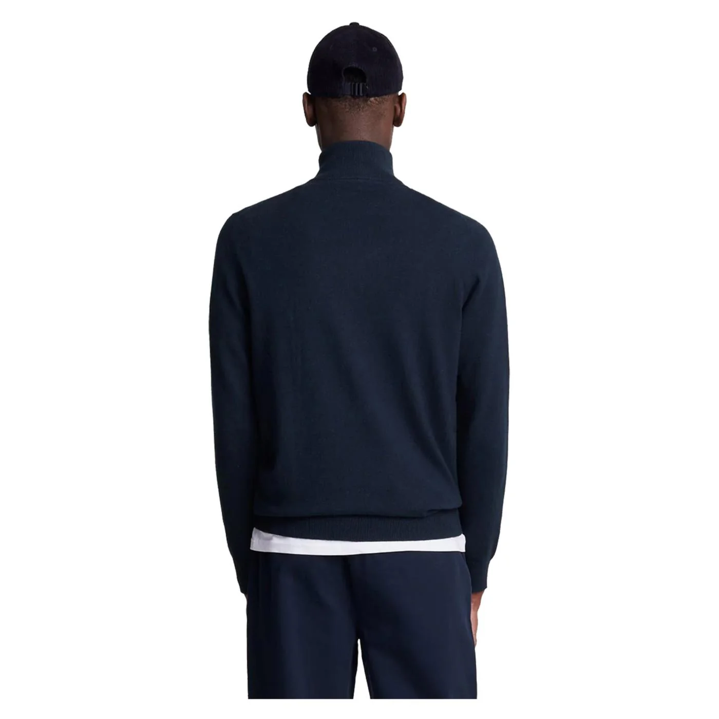 LYLE & SCOTT COTTON MERINO HALF ZIP - Image 2