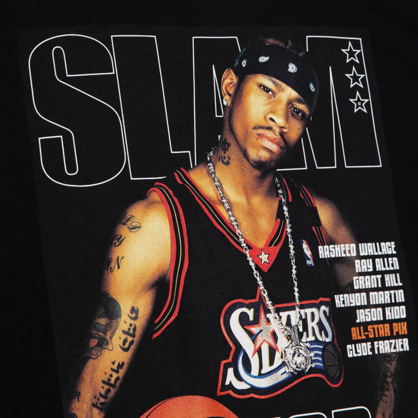 MITCHELL & NESS NBA SLAM COVER TEE 76ERS - Image 3