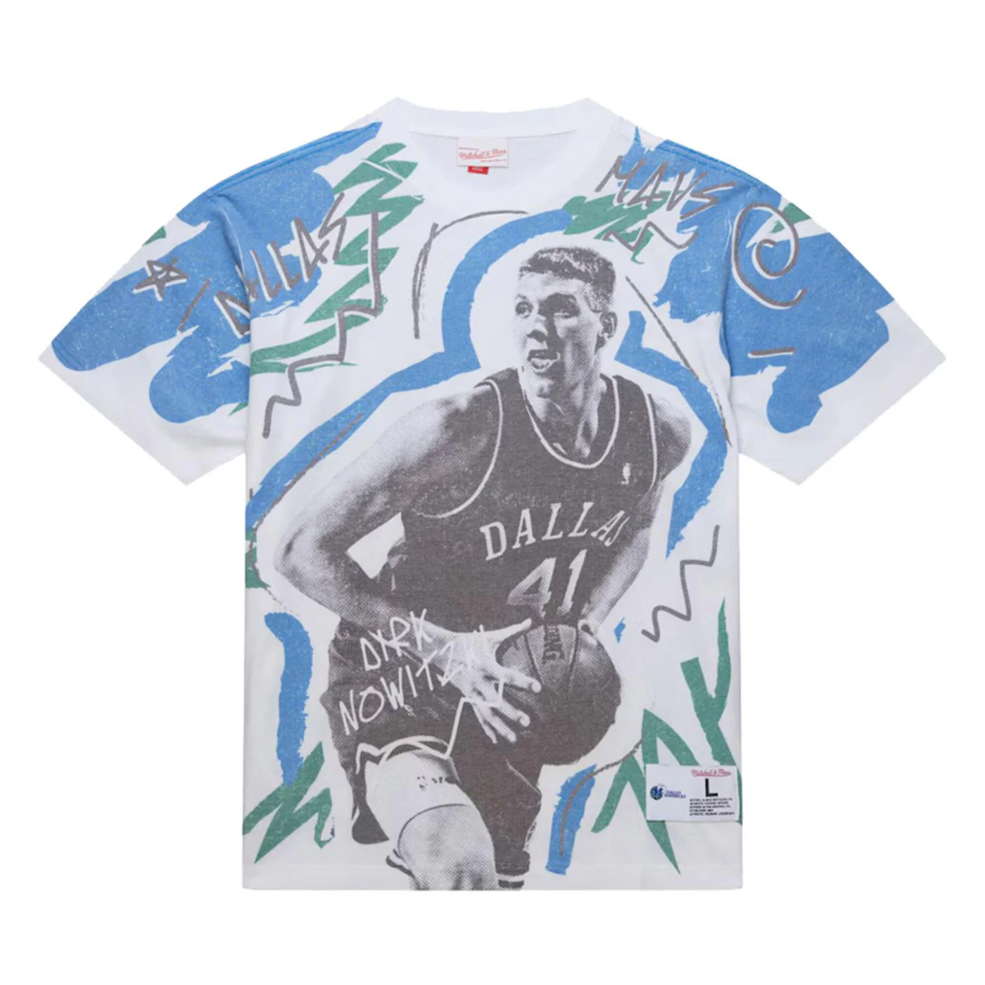 MITCHELL & NESS VINTAGE TEE DIRK NOWITZKI
