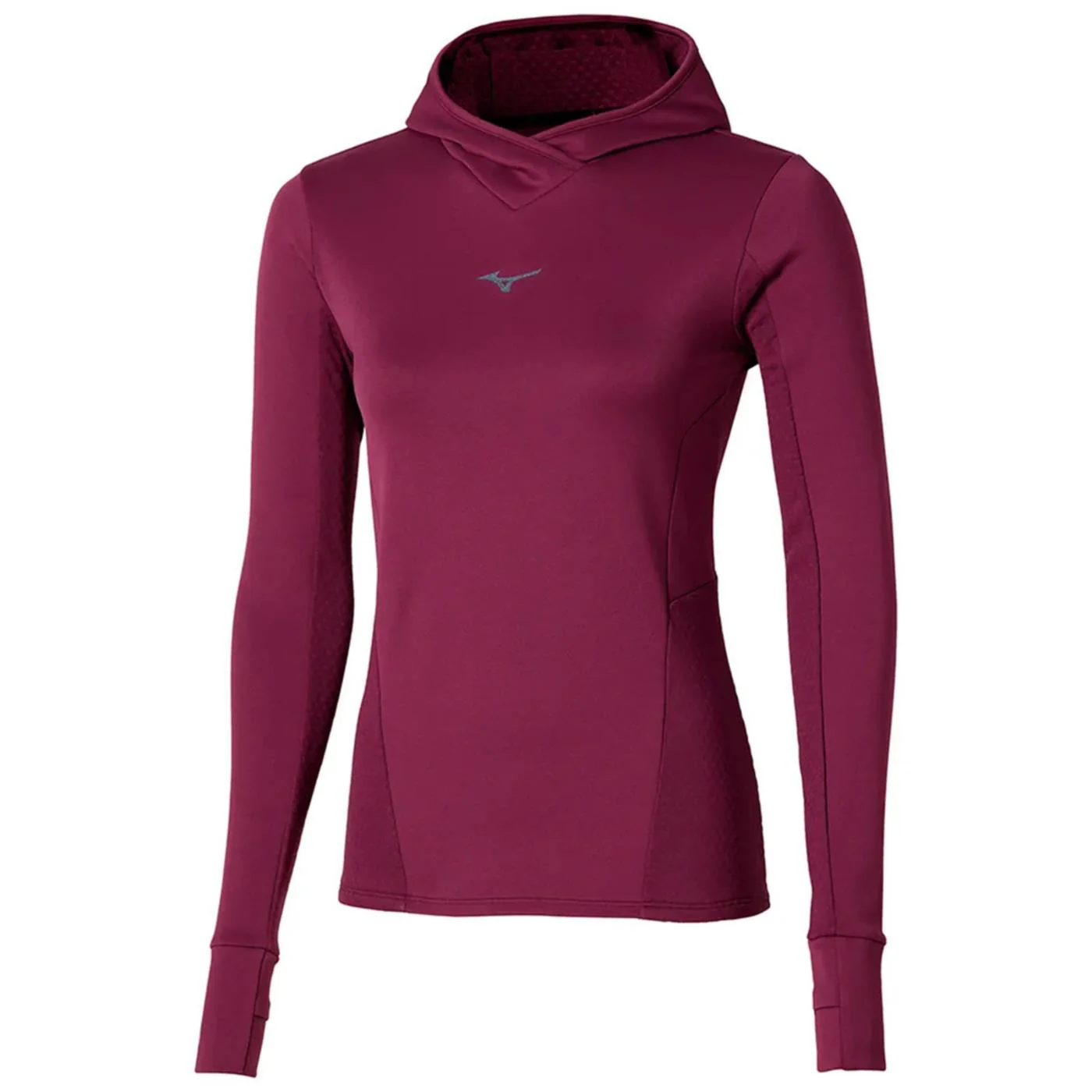 MIZUNO WARM HOODED LS TOP WOMAN