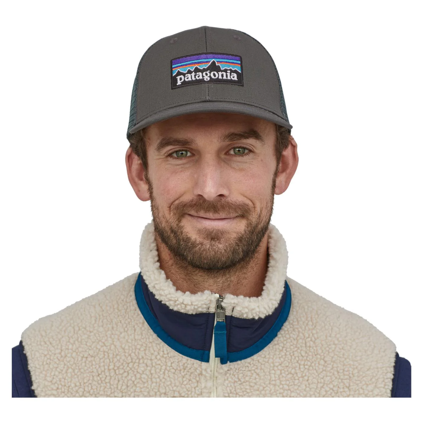 PATAGONIA P-6 LOGO TRUCKER HAT - Image 2