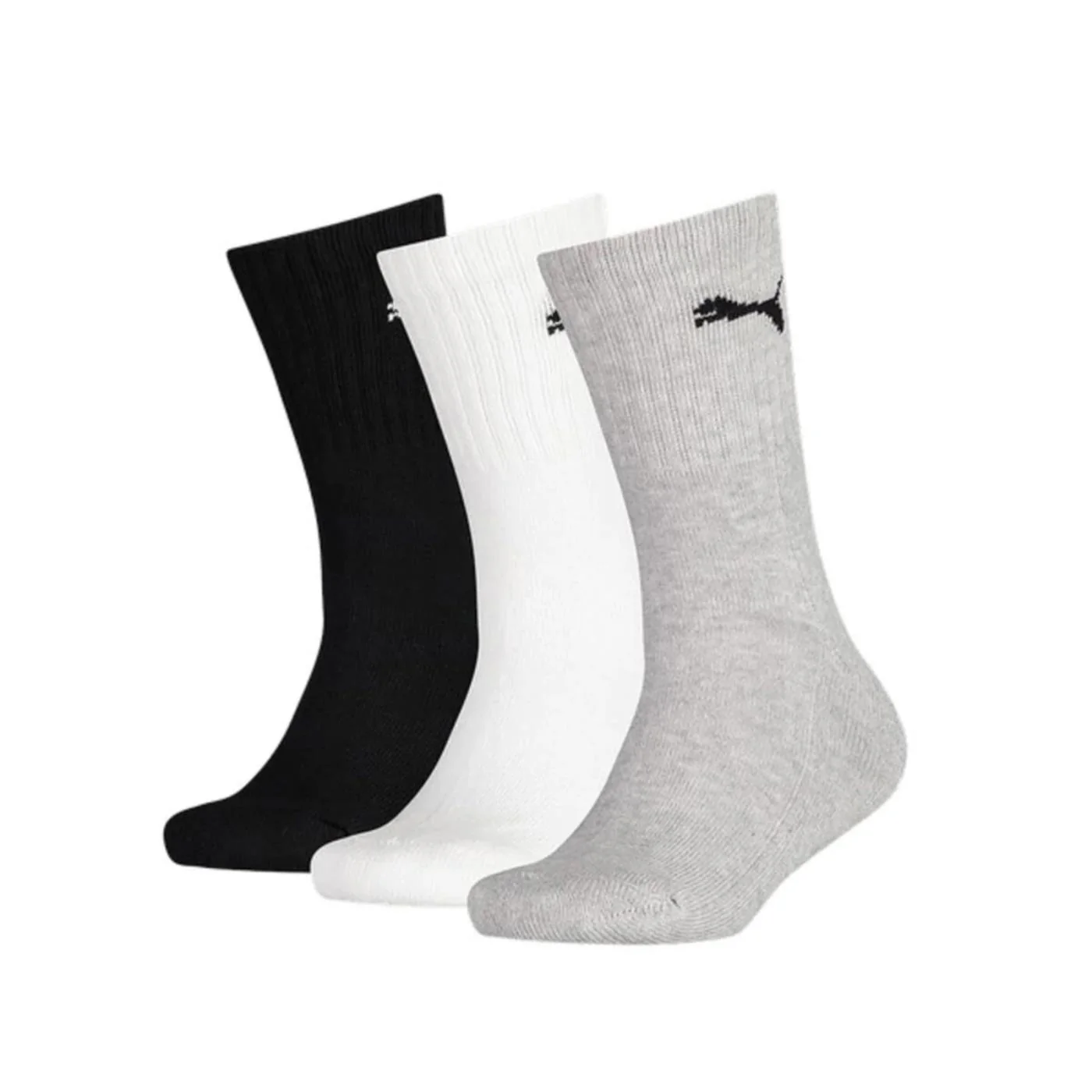 PUMA JUNIOR CREW 3PK SOCKS