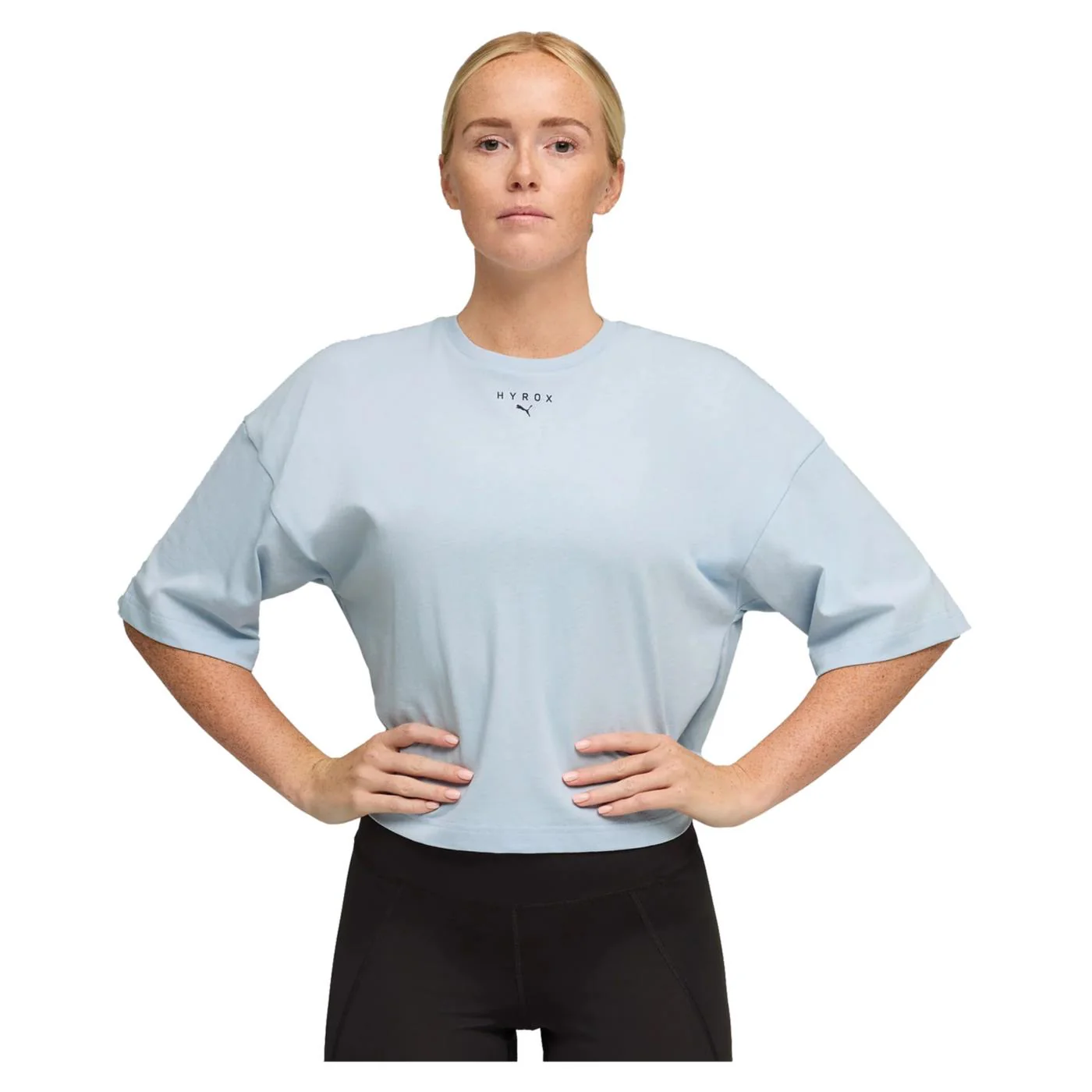 PUMA W HYROX CROPED STYLE TEE