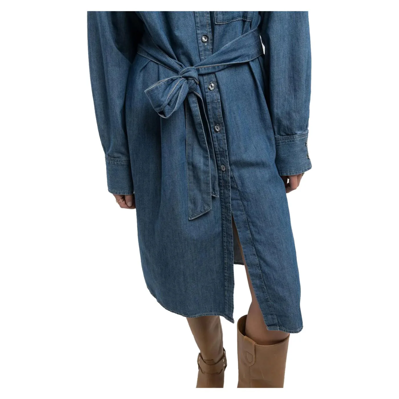 REPLAY ABITO CHEMISIER MID DENIM - Image 4
