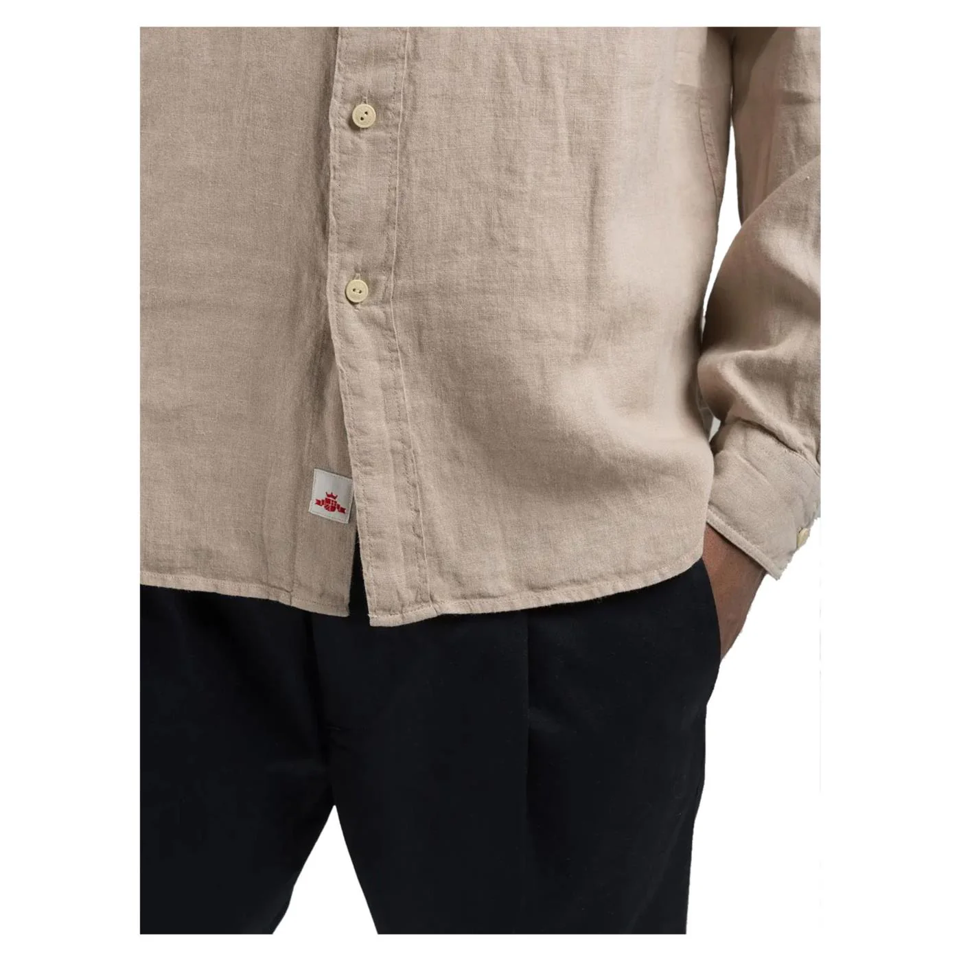 REPLAY CAMICIA REGULAR FIT LINO - Image 5