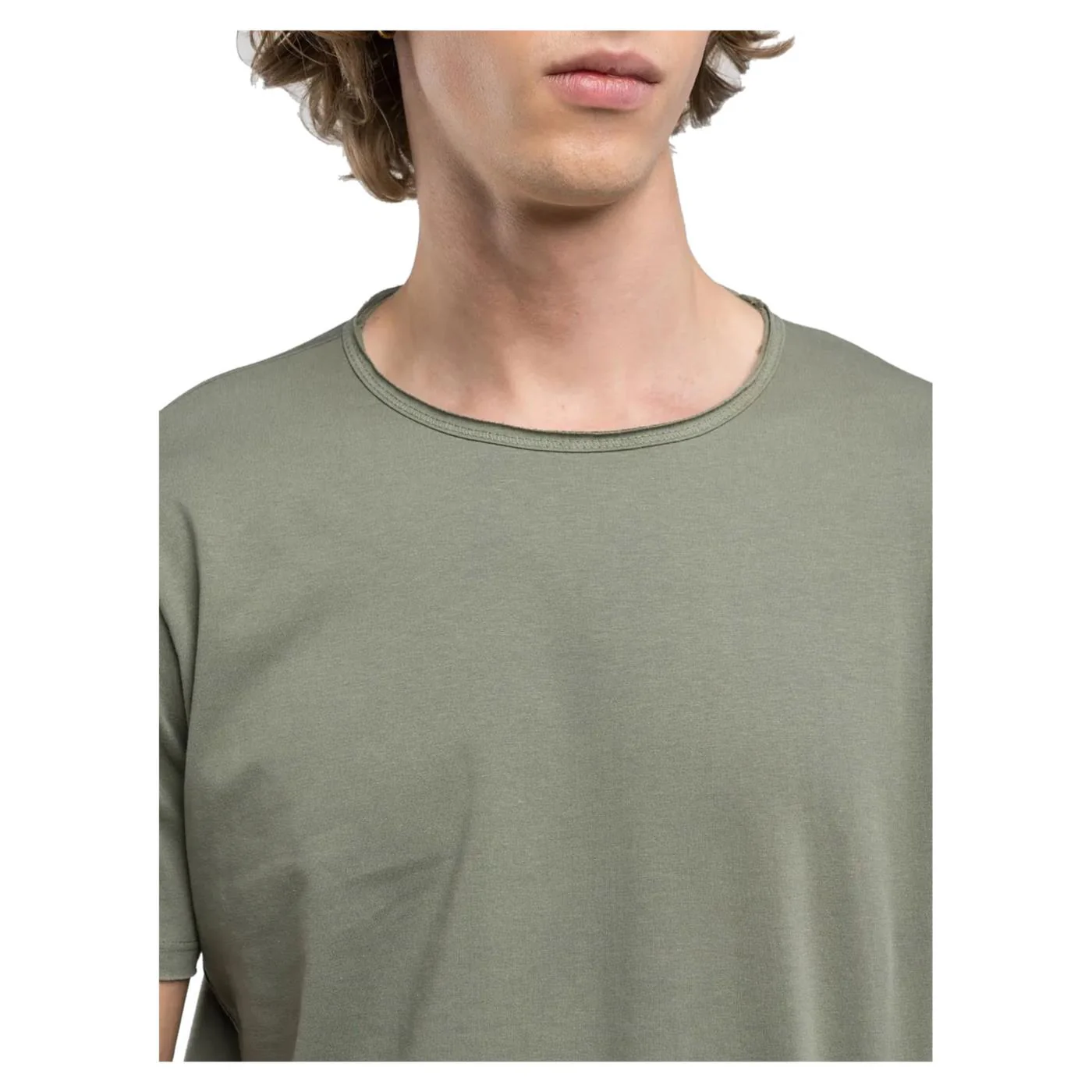 REPLAY T-SHIRT GIROCOLLO COTONE - Image 2