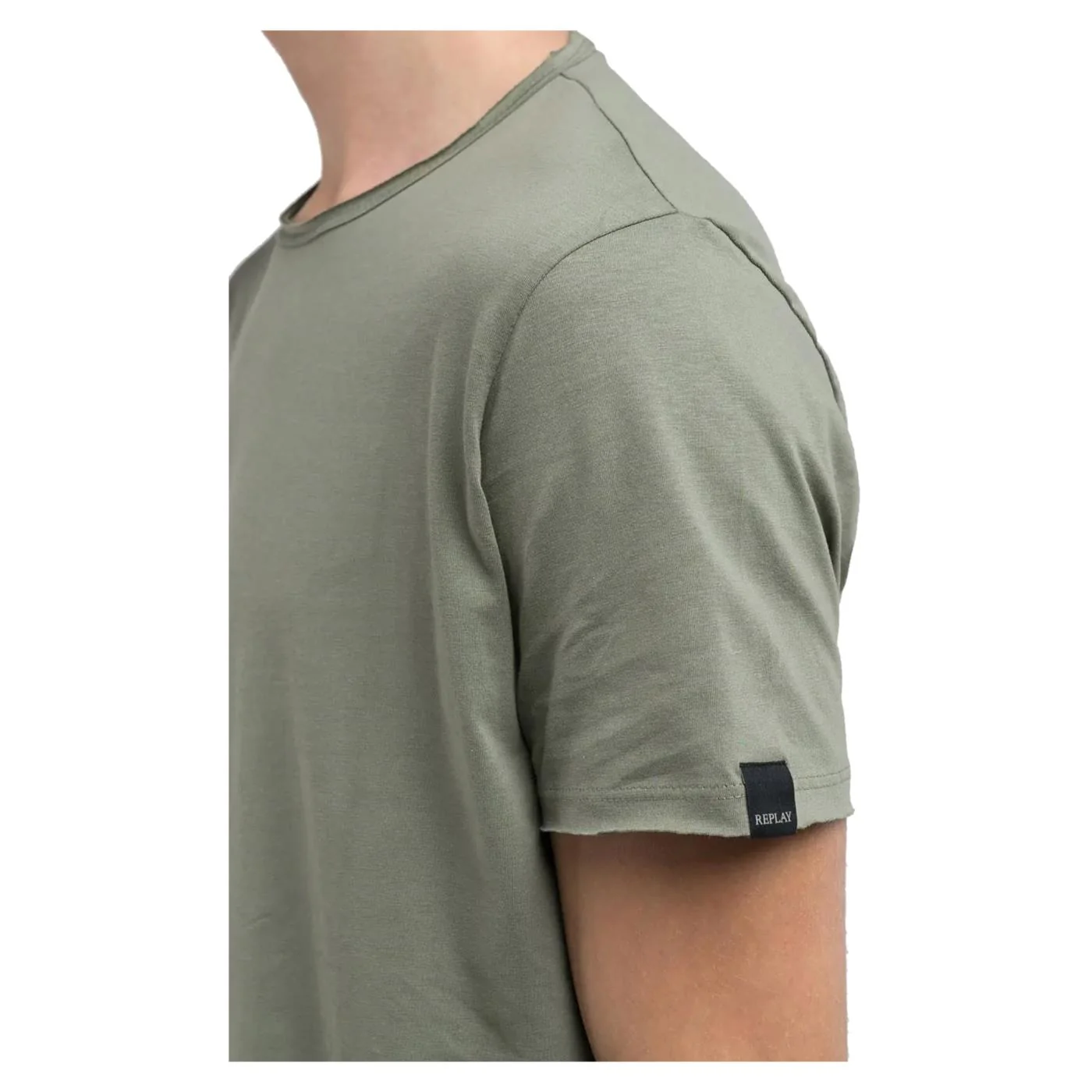 REPLAY T-SHIRT GIROCOLLO COTONE - Image 4