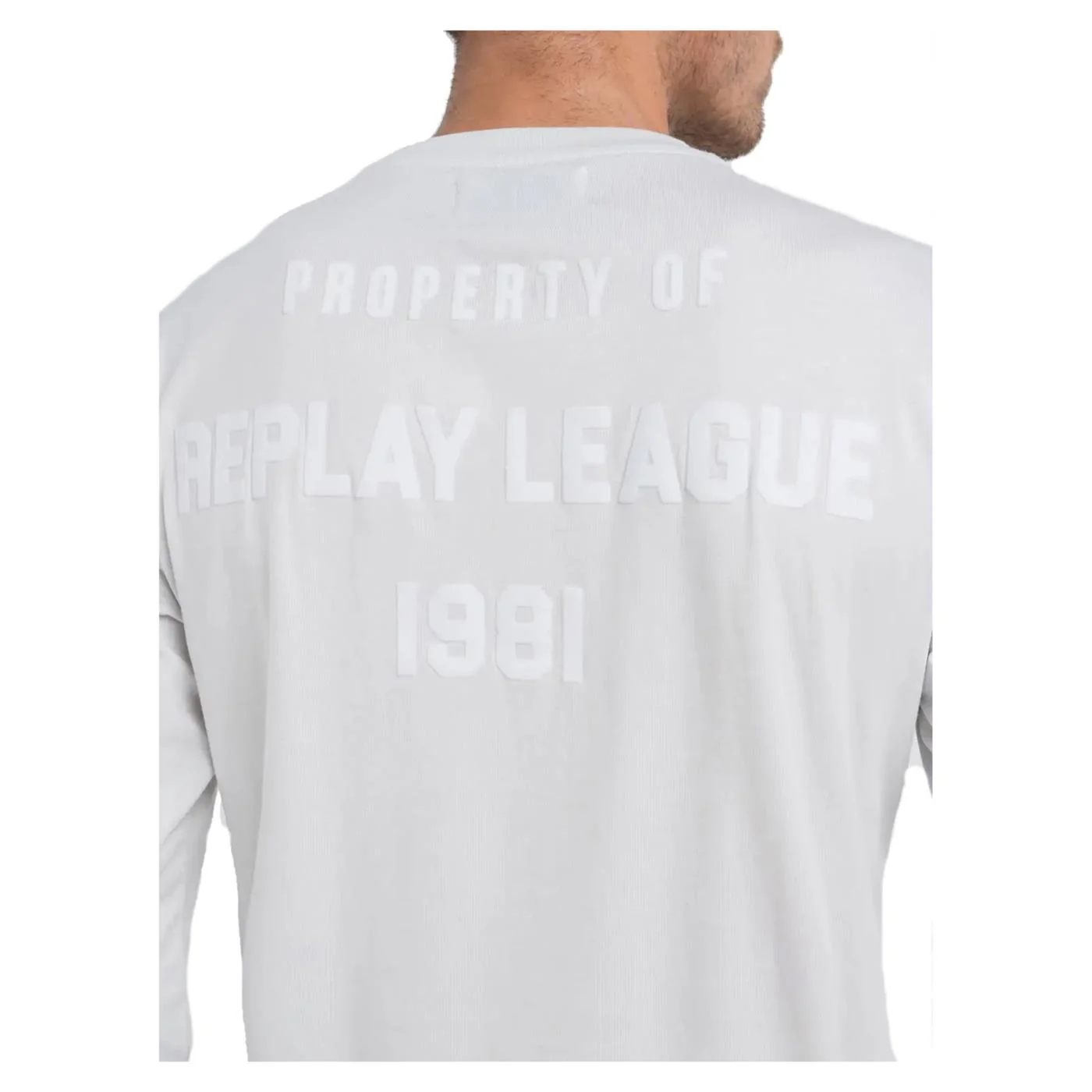 REPLAY TEE ML JERSEY LETTERING - Image 4