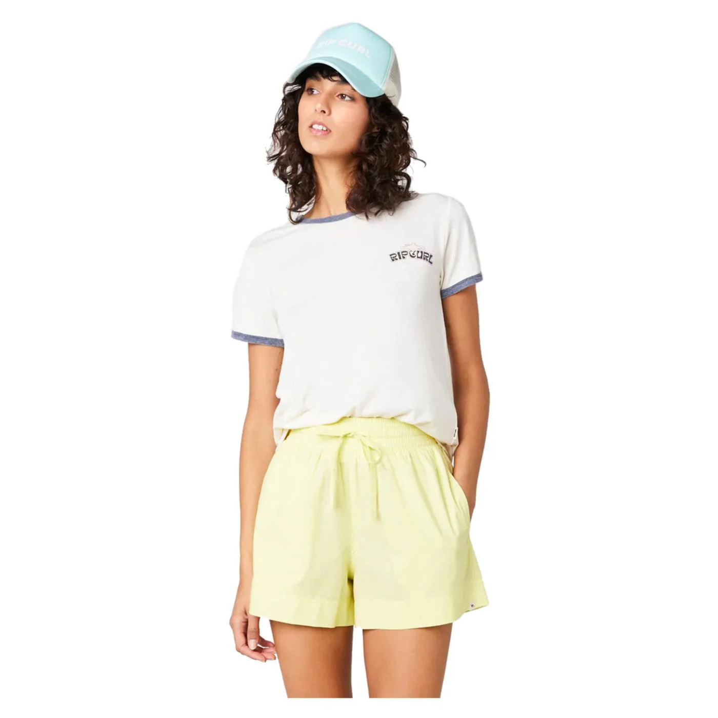 RIP CURL RINGER NEON TEE