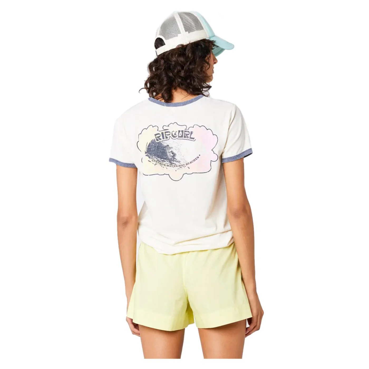 RIP CURL RINGER NEON TEE - Image 2