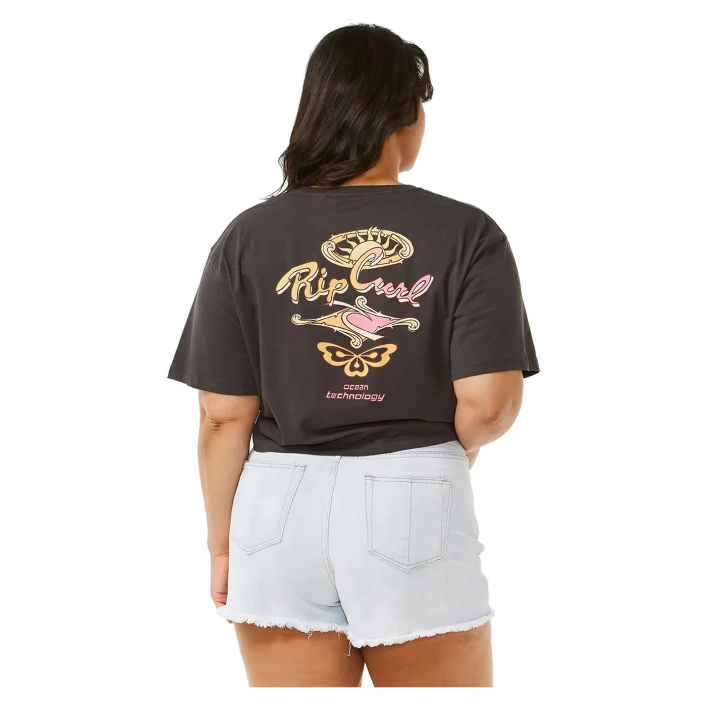 RIP CURL ROLLING CURL CROP TEE - Image 2