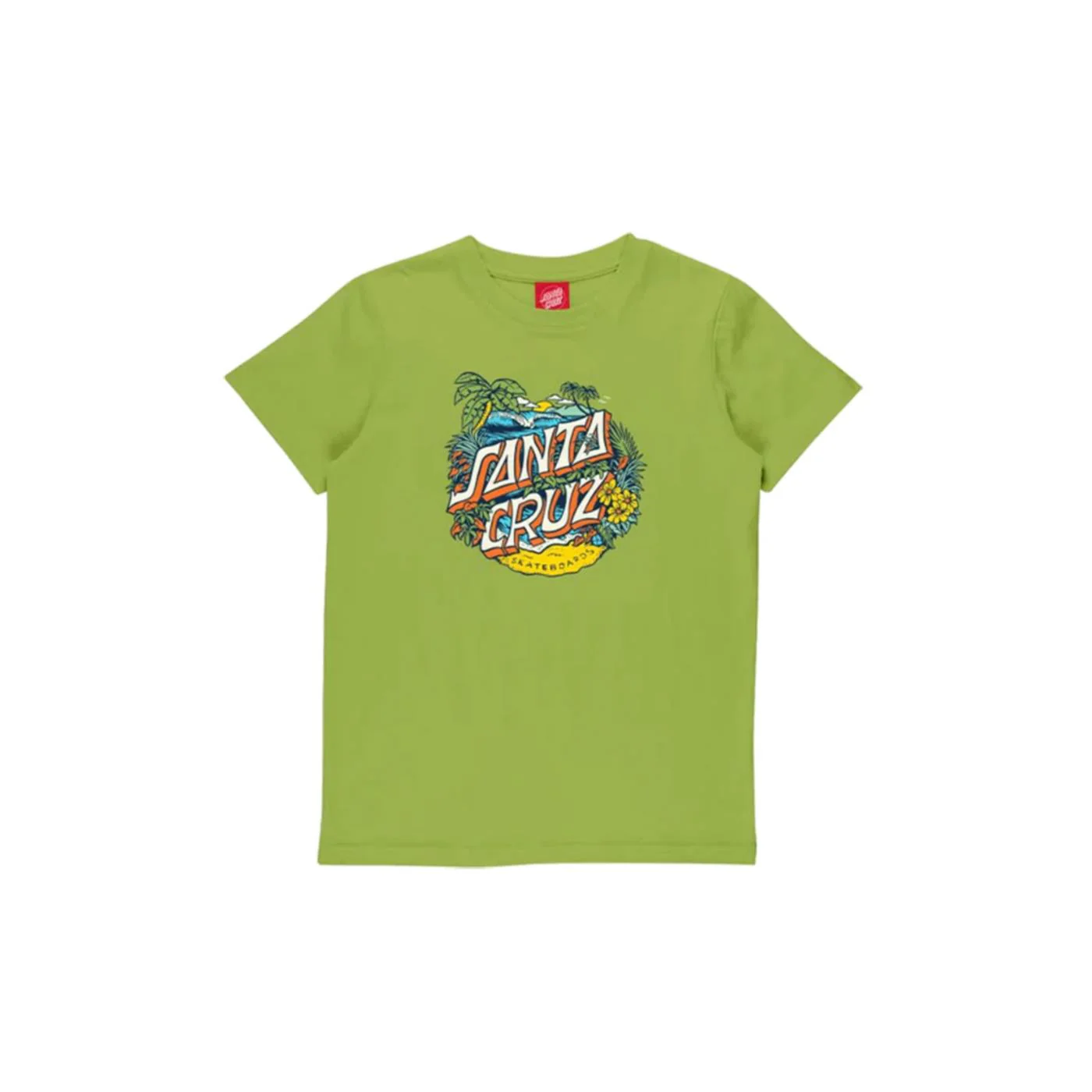 SANTA CRUZ JR ALOHA DOT FRONT TEE