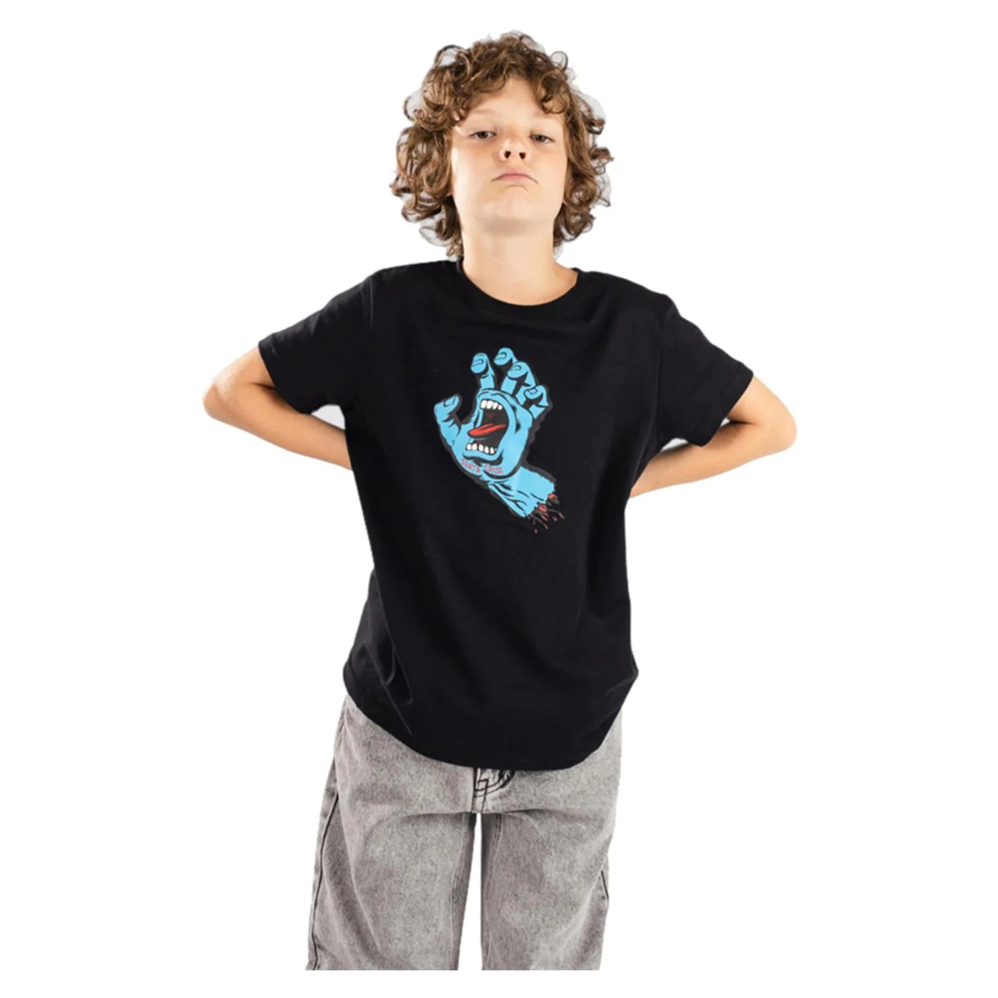 SANTA CRUZ JR SCREAMING HAND T-SHIRT