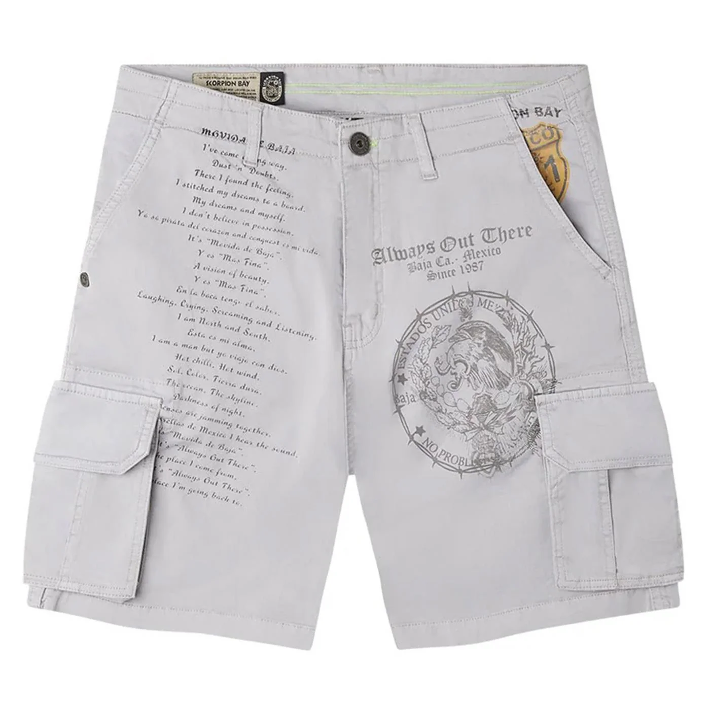 SCORPION BAY CARGO SHORT TATTOO�PRINT