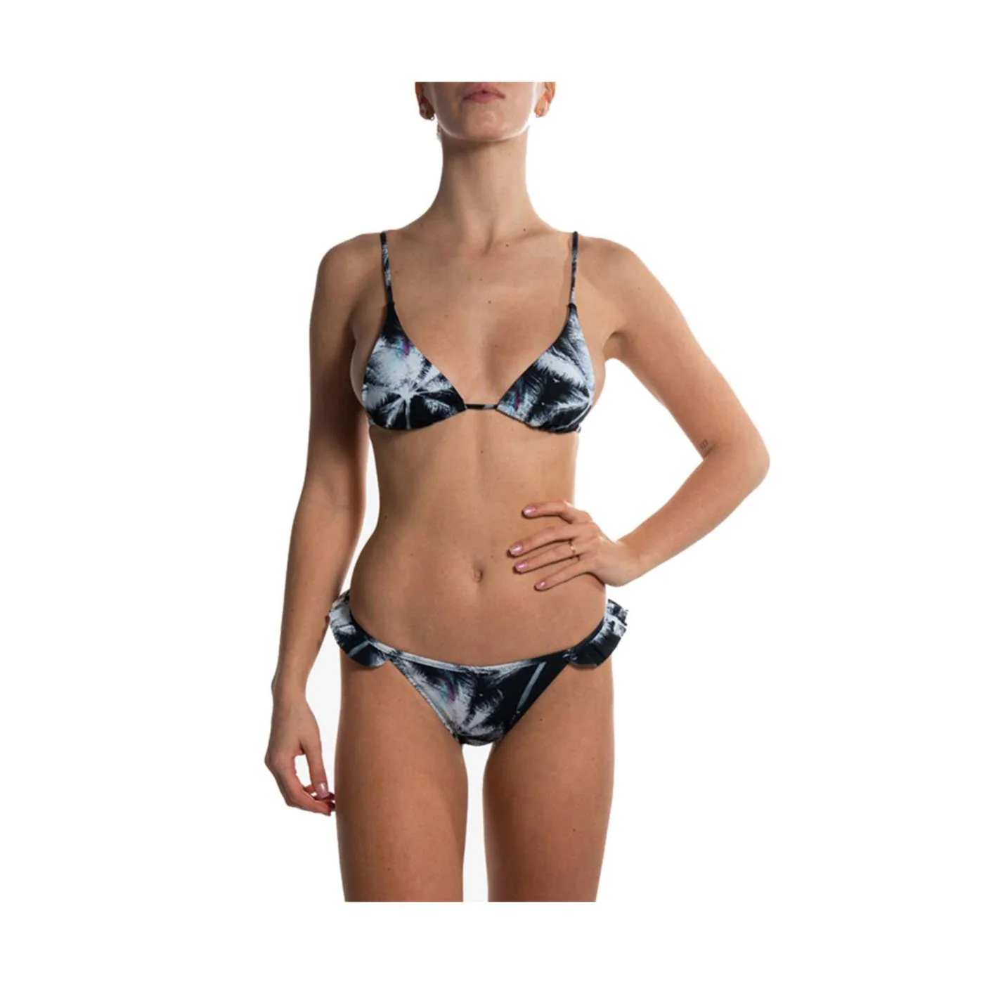 SEAY BIKINI BLACK PALMS