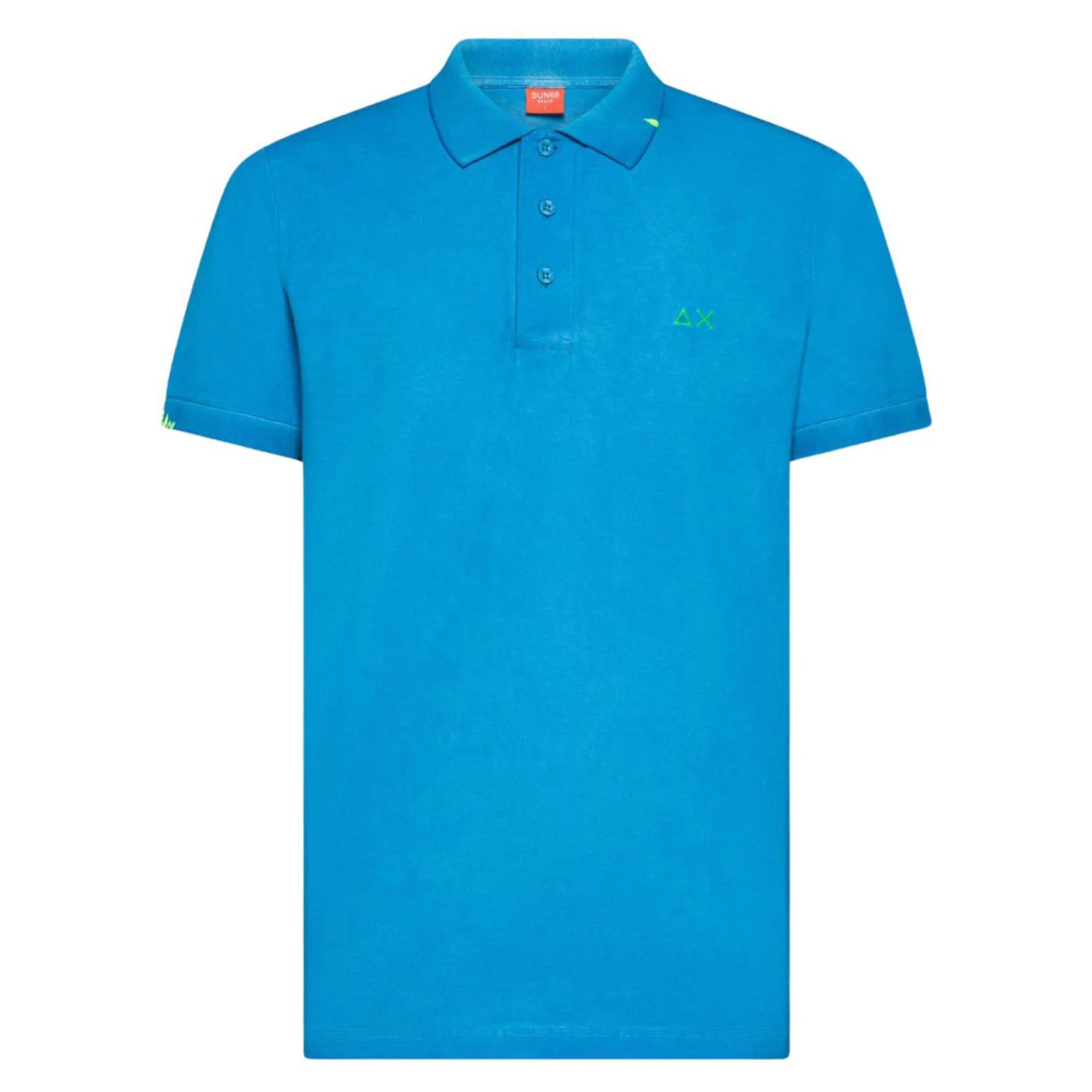 SUN68 POLO SPECIAL DYED BEACH