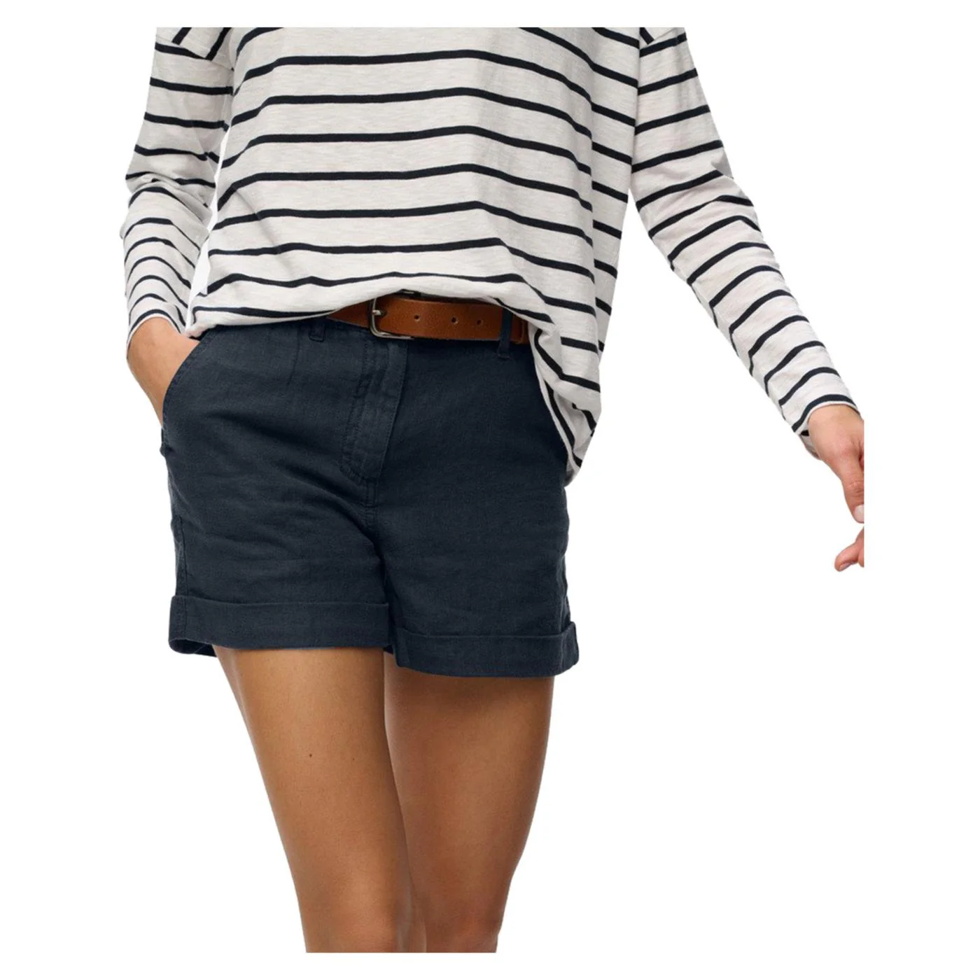 SUPERDRY MID RISE LINEN SHORT - Image 3