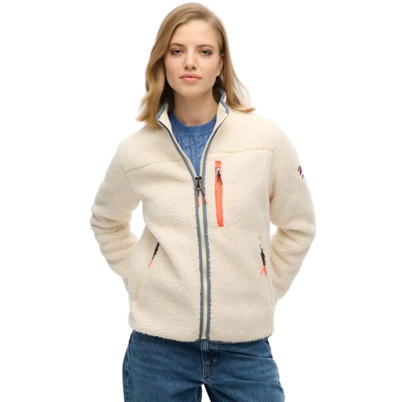 SUPERDRY OUTDOOR FULL ZIP FLEECE W - Image 2