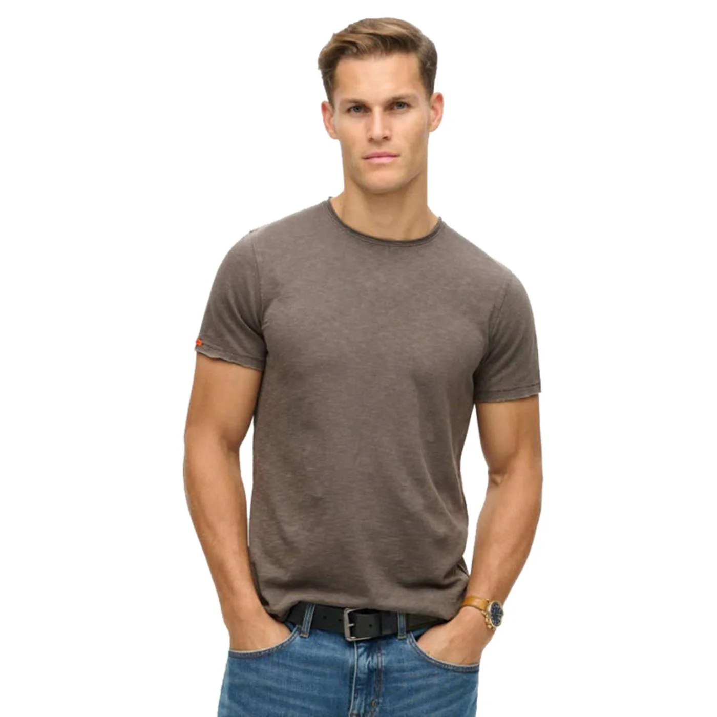 SUPERDRY RAW EDGE SLUB T-SHIRT - Image 2