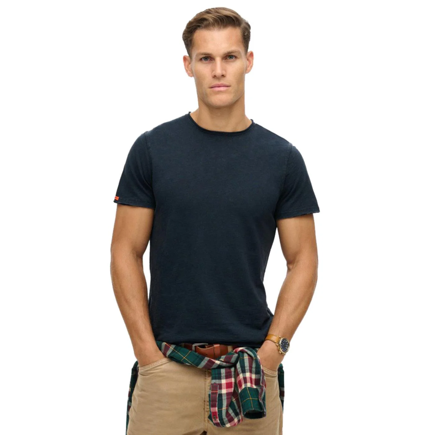 SUPERDRY RAW EDGE SLUB T-SHIRT - Image 2