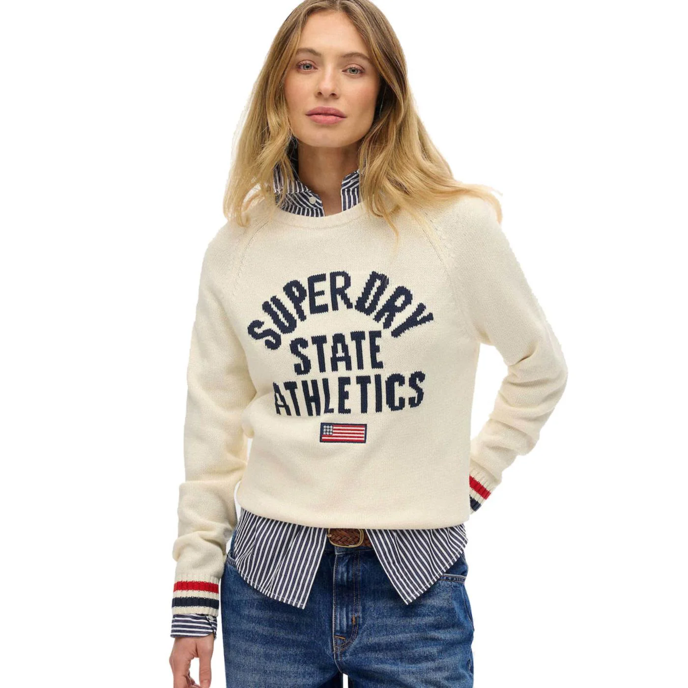 SUPERDRY SLOUCHY INTARSIA KNIT W - Image 2