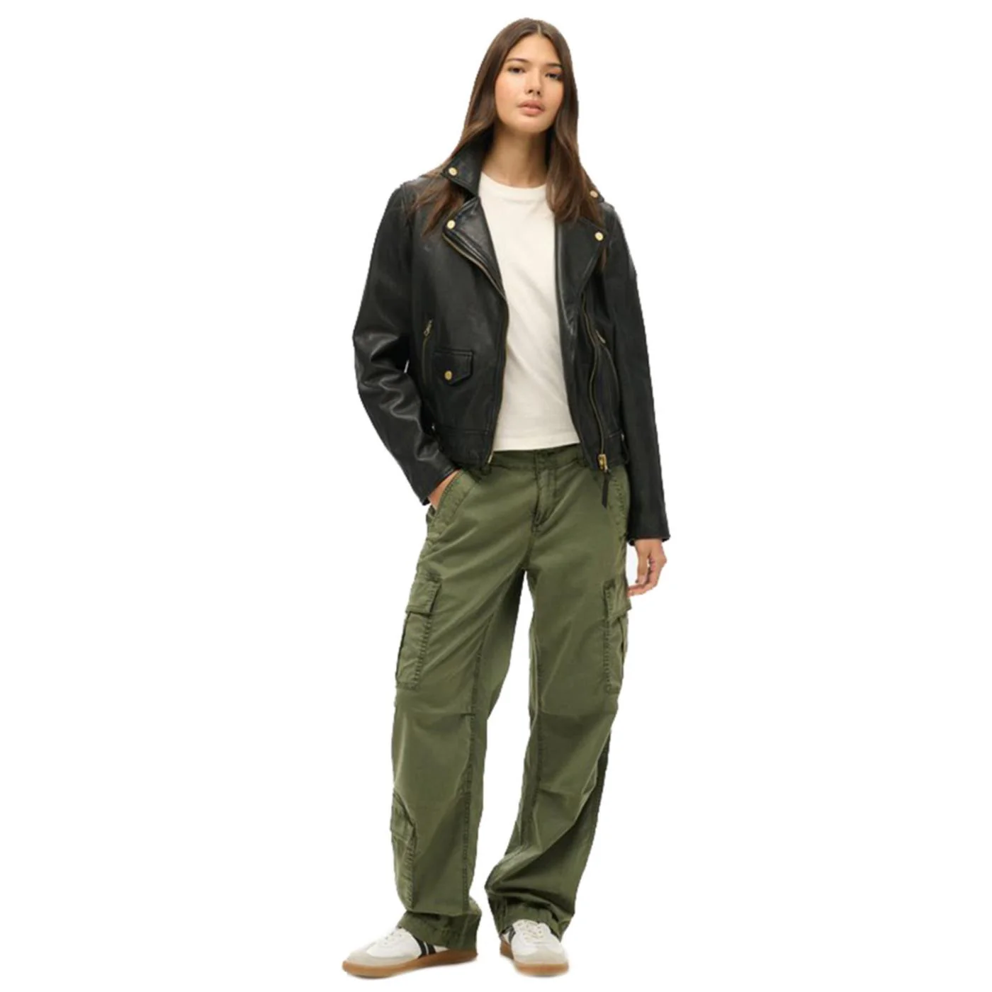 SUPERDRY W LOW RISE STRAIGHT CARGO - Image 2