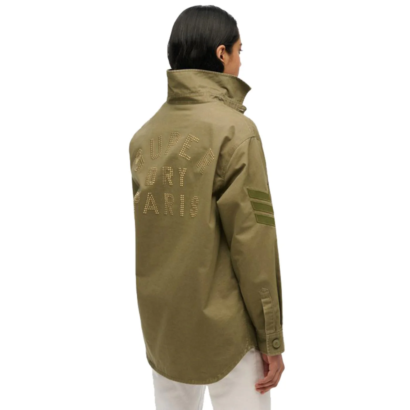 SUPERDRY W MILITAR OVERSIZED SHIRT - Image 2