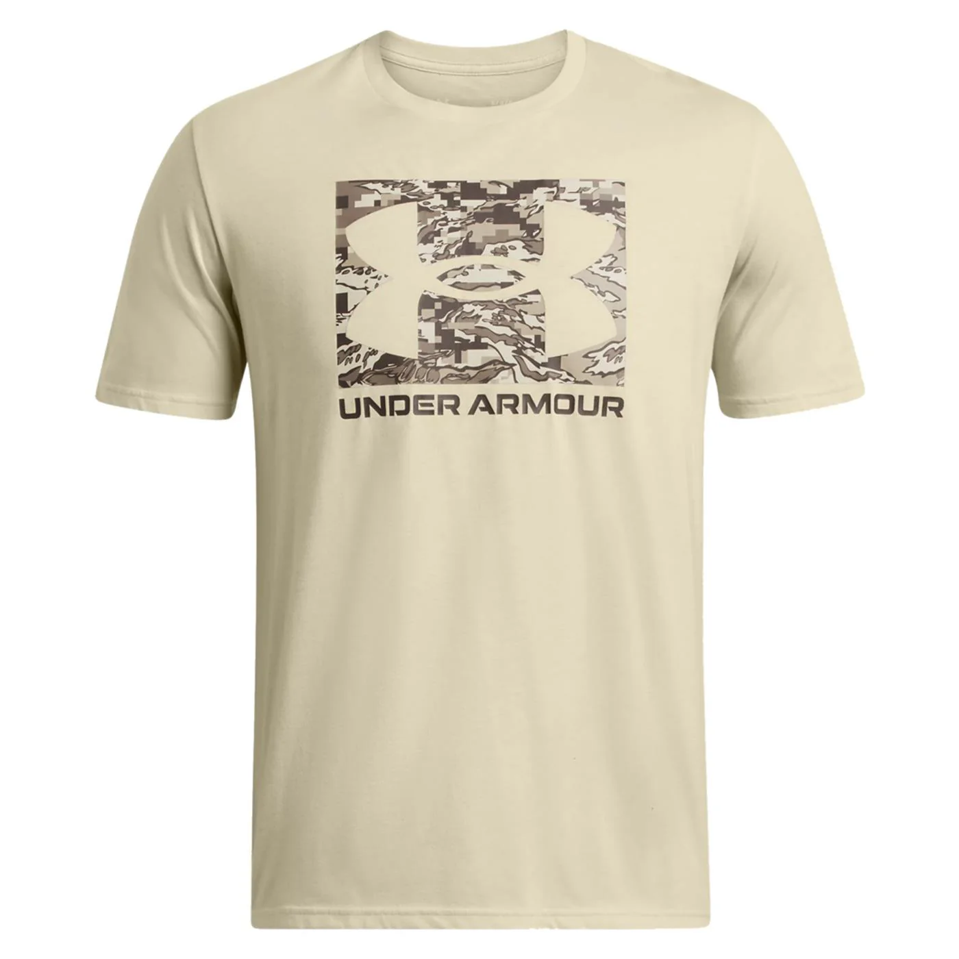 UNDER ARMOUR CAMO BOXED LOGO SS TEE