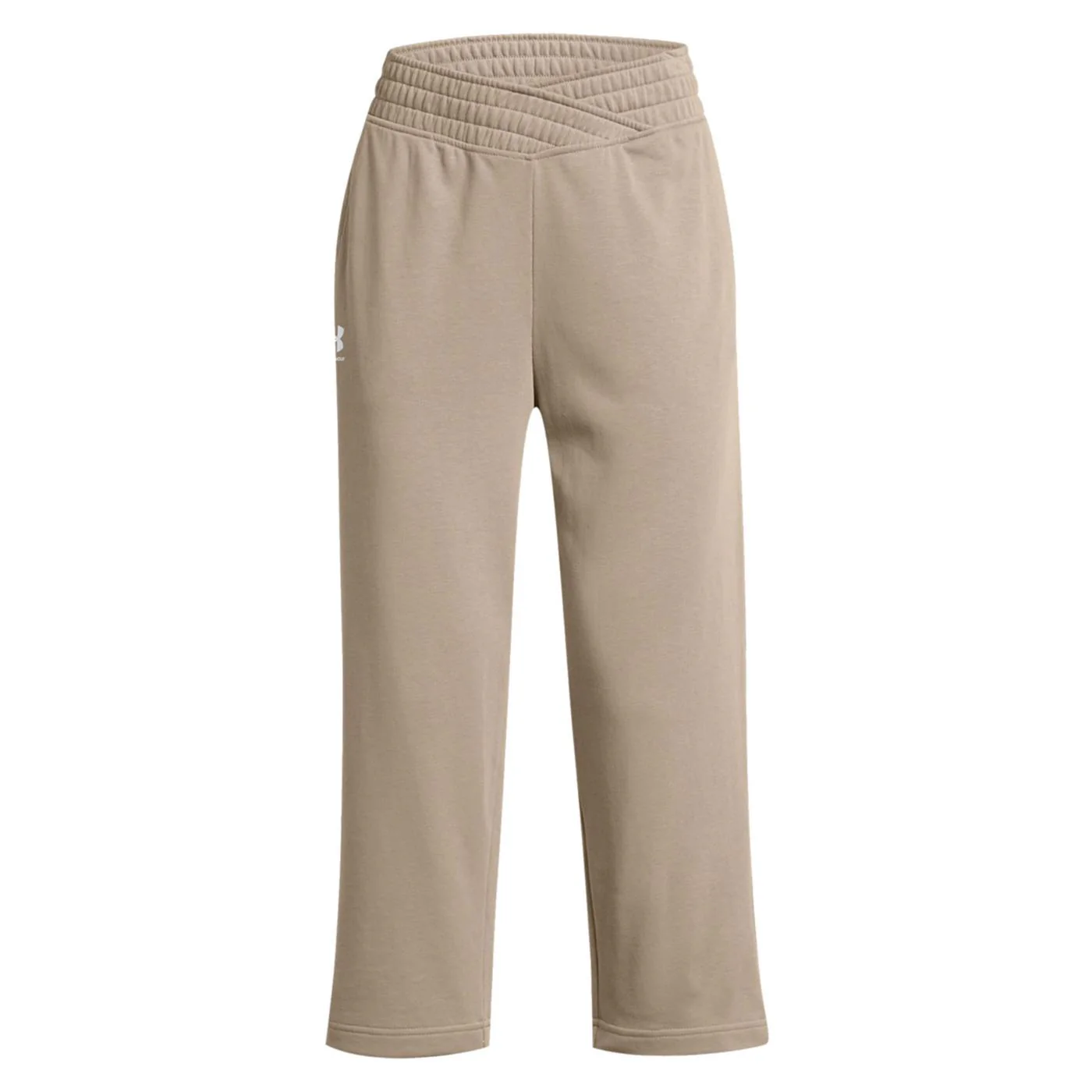 UNDER ARMOUR RIVAL TERRY CROP WIDE LEG