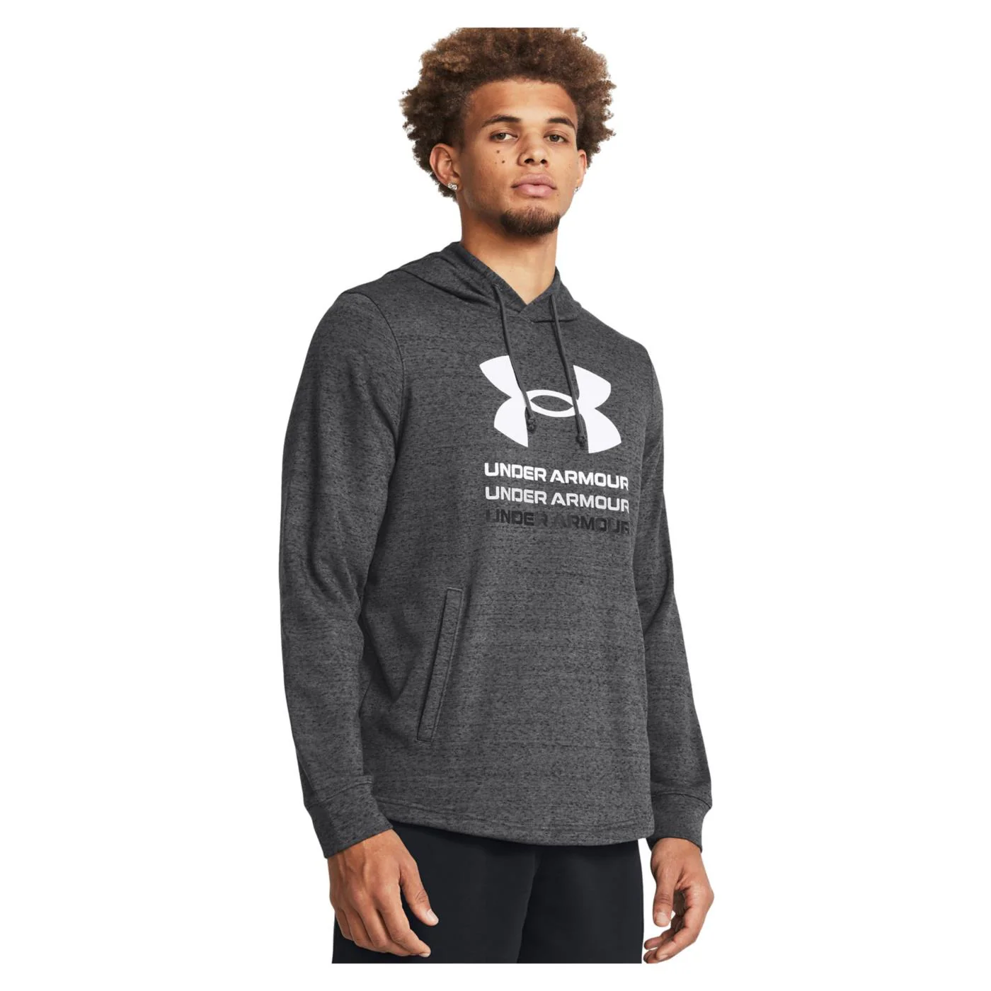 UNDER ARMOUR RIVAL TERRY GRAPHIC HOOD - Image 3