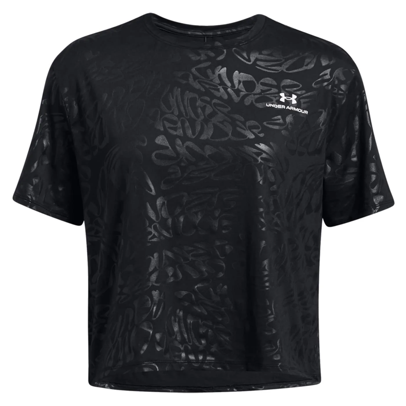 UNDER ARMOUR RUSH ENERGY EMBOSS CROP W