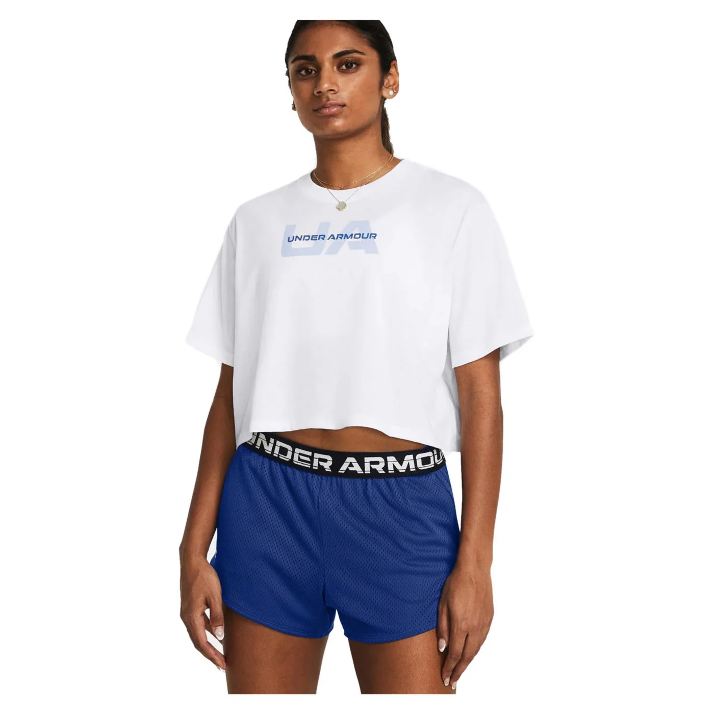 UNDER ARMOUR W BOXY CROP BRANDED TEE - Image 3