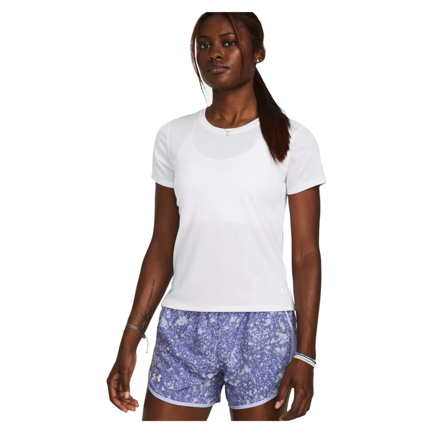 UNDER ARMOUR W LAUNCH SHORT SLEEVE TEE - Image 3