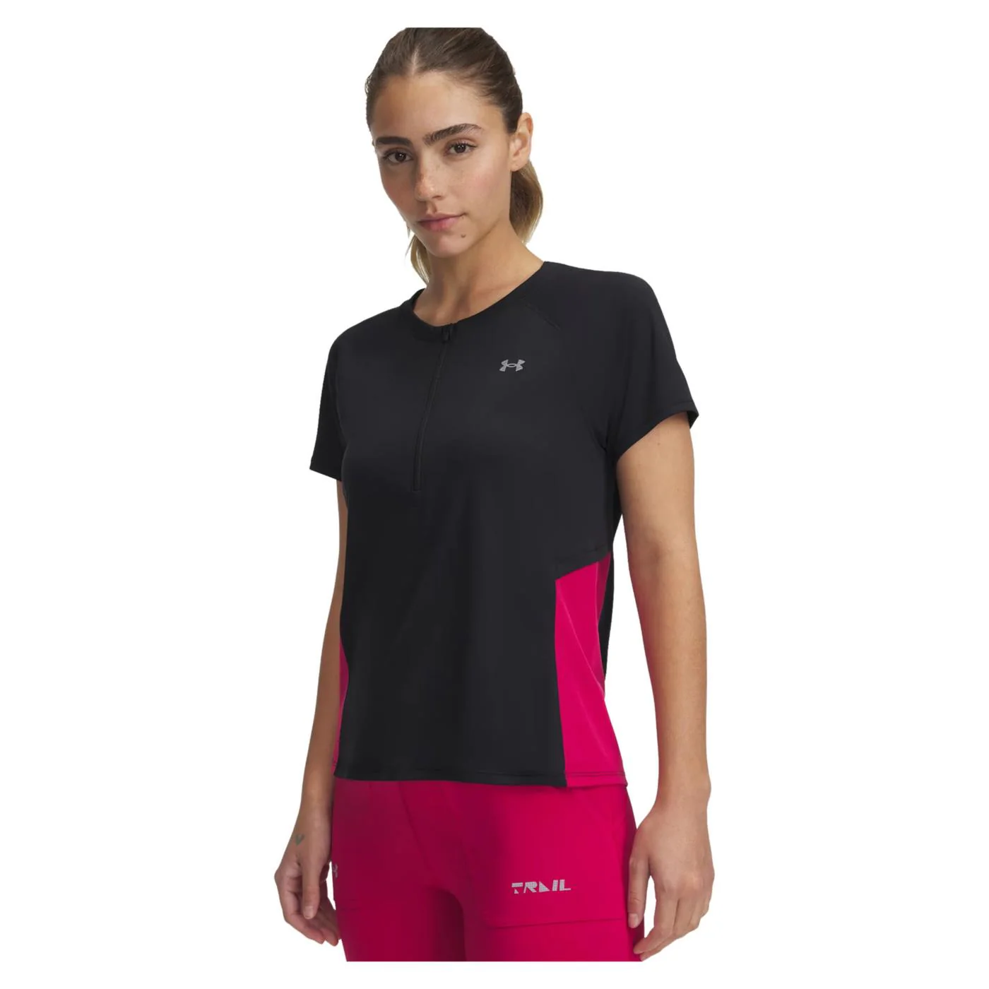 UNDER ARMOUR WOMAN TRAIL RUN ZIP TEE